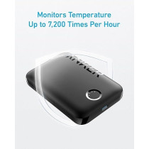 Anker Power Bank, 321 Magnetic Battery (PowerCore Magnetic 5K), 5,000mAh Magnetic Wireless Portable Charger, Compatible with iPhone 15/15 Pro/15 Plus/15 Pro Max, iPhone 14 and 13 Series, Black, A1616