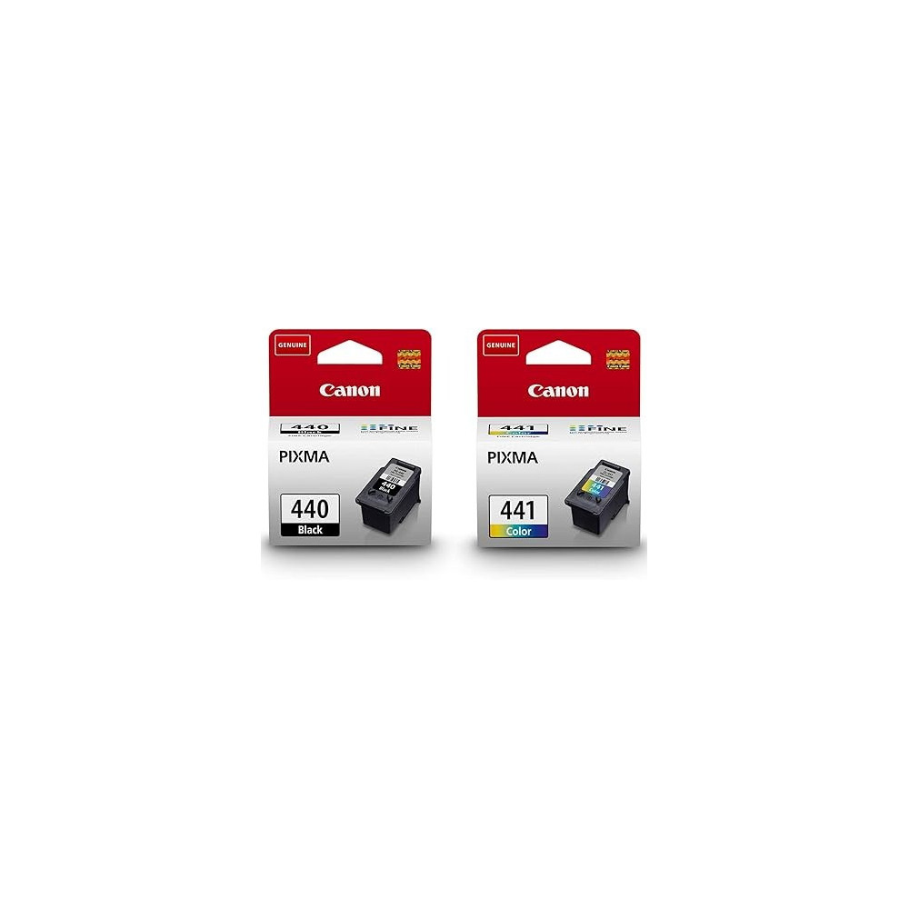 Canon 440 Black and 441 Tricolor Ink Cartridges for Printer
