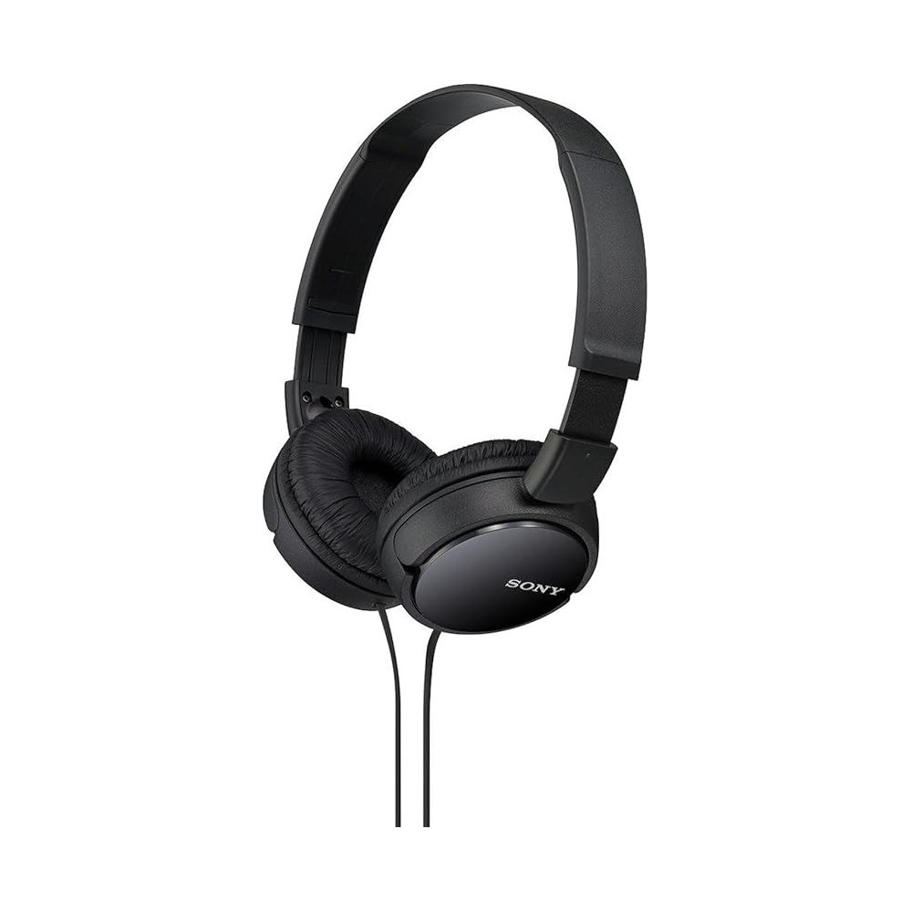 Sony MDR-ZX110 Stereo Headphones Loud and Clear Sound Quality, Black