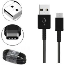 Samsung Original USB Type C Charge and Sync Cable Genuine Samsung USB-A to USB-C Charging Cable for Fast Charging of Mobile Phones and Tablets, 1.5 m, Black