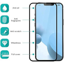 Platinum Glass Screen Protector for iPhone 13 Ultra High Transparent, Anti-scratch, Anti-Fingerprint, 9H Tempered Glass (13/13 Pro)