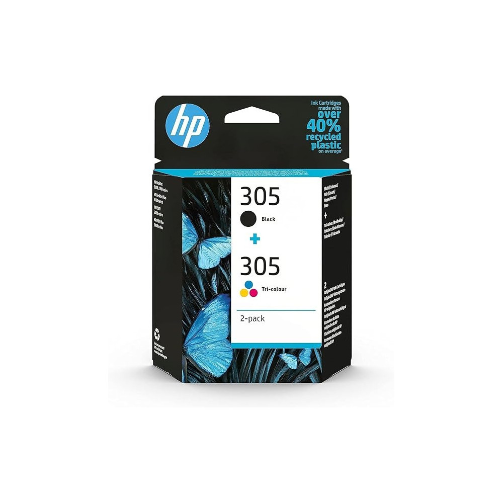 HP Original Ink Cartridge 305 Black Tricolour