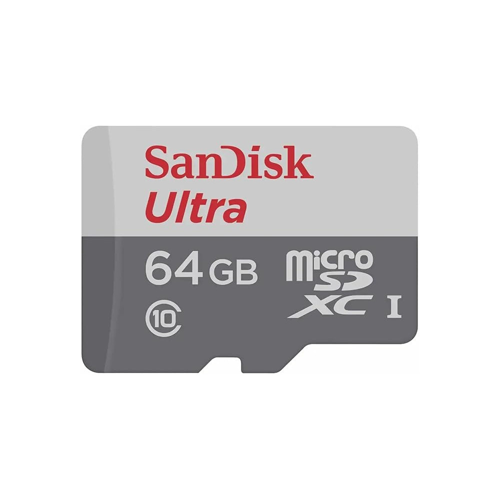 SanDisk 64 GB Class 10 Ultra Android MicroSDHC Memory Card and SD Adapter