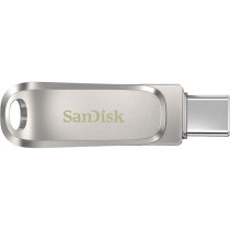 SanDisk Ultra 1TB Dual Drive Luxe Type-C 400MB/s USB 3.2 Gen 1, Silver, SDDDC4-1T00-G46