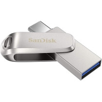 SanDisk Ultra 1TB Dual Drive Luxe Type-C 400MB/s USB 3.2 Gen 1, Silver, SDDDC4-1T00-G46
