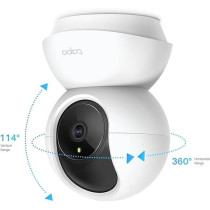 TP-Link Tapo Pan/Tilt Security Camera for Baby Monitor, Pet Camera w/Motion Detection, 1080P, 2-Way Audio, Night Vision, Cloud & SD Card Storage, Works with Alexa And Google Home ( C200)