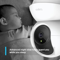 TP-Link Tapo Pan/Tilt Security Camera for Baby Monitor, Pet Camera w/Motion Detection, 1080P, 2-Way Audio, Night Vision, Cloud & SD Card Storage, Works with Alexa And Google Home ( C200)
