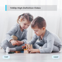 TP-Link Tapo Pan/Tilt Security Camera for Baby Monitor, Pet Camera w/Motion Detection, 1080P, 2-Way Audio, Night Vision, Cloud & SD Card Storage, Works with Alexa And Google Home ( C200)