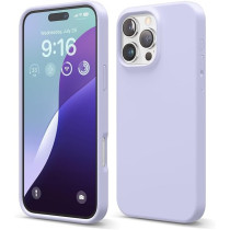 Elago Liquid Silicone For iPhone 16 Pro Max Case Cover Full Body Protection, Shockproof, Slim, Anti-Scratch Soft Microfiber Lining, Purple