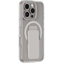 Amazing Thing Titan Pro Mag Holder Drop Proof 3 In 1 Multifunctional For iPhone 16 Pro Grip Strap, Phone Stand, Case Cover Compatible With Magsafe, Grey
