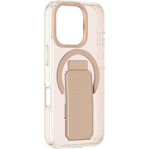Amazing Thing Titan Pro Mag Holder Drop Proof 3 In 1 Multifunctional For iPhone 16 Pro Grip Strap, Phone Stand, Case Cover Compatible With Magsafe, Desert Titanium