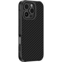 Amazing Thing Titan Max Magnetic Drop Bulletproof Grade Fibre Designed For iPhone 16 Pro Case Cover Compatible With MagSafe, Black