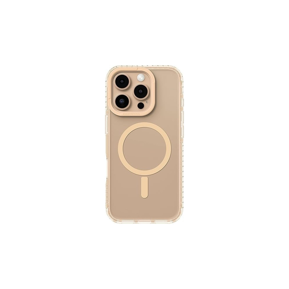 Amazing Thing Titan Pro Magnetic Drop Proof Designed For iPhone 16 Pro Case Cover Compatible With MagSafe, Desert Titanium