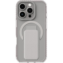 Amazing Thing Titan Pro Mag Holder Drop Proof 3 In 1 Multifunctional For iPhone 16 Pro Max Grip Strap, Phone Stand, Case Cover Compatible With Magsafe, Grey