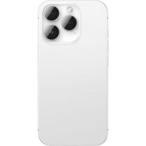 Amazing Thing iPhone 16 Pro And iPhone 16 Pro Max Camera Lens Protector Supreme Tempered Glass Aluminum Ar Lens Defender, Silver
