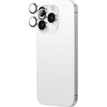 Amazing Thing iPhone 16 Pro And iPhone 16 Pro Max Camera Lens Protector Supreme Tempered Glass Aluminum Ar Lens Defender, Silver