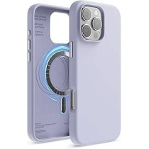 Elago Magnetic Liquid Silicone For iPhone 16 Pro Max Case Cover Compatible With Magsafe Shockproof, Purple