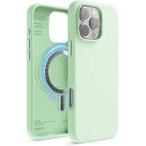 Elago Magnetic Liquid Silicone For iPhone 16 Pro Max Case Cover Compatible With Magsafe Shockproof, Soft Mint