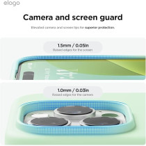 Elago Magnetic Liquid Silicone For iPhone 16 Pro Max Case Cover Compatible With Magsafe Shockproof, Soft Mint