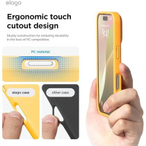 Elago Magnetic Liquid Silicone For iPhone 16 Pro Max Case Cover Compatible With Magsafe Shockproof, Sunshine