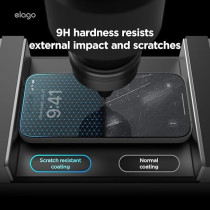Elago Privacy Tempered Glass Compatible With iPhone 16 Plus, Screen Protector, 1 Pack