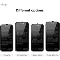 Elago Privacy Tempered Glass Compatible With iPhone 16 Plus, Screen Protector, 1 Pack