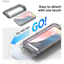 Elago Tempered Glass Designed For iPhone 16 Plus Screen Protector, 1 Pack With Easy Installation Tray