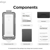 Elago Tempered Glass Designed For iPhone 16 Plus Screen Protector, 1 Pack With Easy Installation Tray