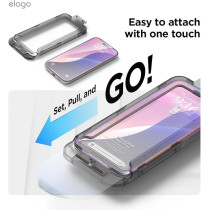 Elago Tempered Glass Designed For iPhone 16 Pro Screen Protector, 1 Pack With Easy Installation Tray