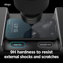Elago Tempered Glass Designed For iPhone 16 Pro Screen Protector, 1 Pack With Easy Installation Tray