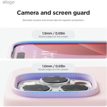 Elago Liquid Silicone For iPhone 16 Pro Case Cover Full Body Protection, Shockproof, Slim, Anti-Scratch Soft Microfiber Lining, Lovely Pink