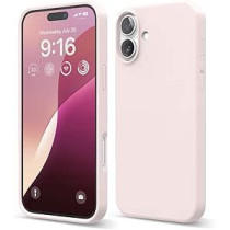 Elago Liquid Silicone For iPhone 16 Plus Case Cover Full Body Protection, Shockproof, Slim, Anti-Scratch Soft Microfiber Lining, Lovely Pink