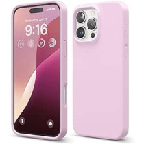 Elago Liquid Silicone For iPhone 16 Pro Max Case Cover Full Body Protection, Shockproof, Slim, Anti-Scratch Soft Microfiber Lining, Hot Pink