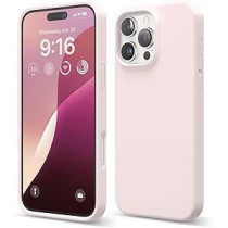 Elago Liquid Silicone For iPhone 16 Pro Max Case Cover Full Body Protection, Shockproof, Slim, Anti-Scratch Soft Microfiber Lining, Lovely Pink