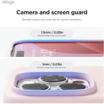 Elago Liquid Silicone For iPhone 16 Pro Max Case Cover Full Body Protection, Shockproof, Slim, Anti-Scratch Soft Microfiber Lining, Lovely Pink
