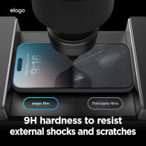 Elago Tempered Glass Designed For Iphone 16 Pro Max Screen Protector, 1 Pack With Easy Installation Tray