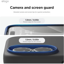 Elago Liquid Silicone For Iphone 16 Case Cover Full Body Protection, Shockproof, Slim, Anti-Scratch Soft Microfiber Lining, Black