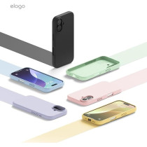 Elago Liquid Silicone For Iphone 16 Case Cover Full Body Protection, Shockproof, Slim, Anti-Scratch Soft Microfiber Lining, Cobalt Blue