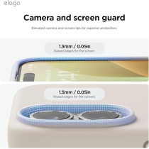 Elago Liquid Silicone For Iphone 16 Case Cover Full Body Protection, Shockproof, Slim, Anti-Scratch Soft Microfiber Lining, Stone