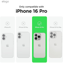 Elago Liquid Silicone For Iphone 16 Pro Case Cover Full Body Protection, Shockproof, Slim, Anti-Scratch Soft Microfiber Lining, Black