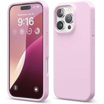 Elago Liquid Silicone For Iphone 16 Pro Case Cover Full Body Protection, Shockproof, Slim, Anti-Scratch Soft Microfiber Lining, Hot Pink