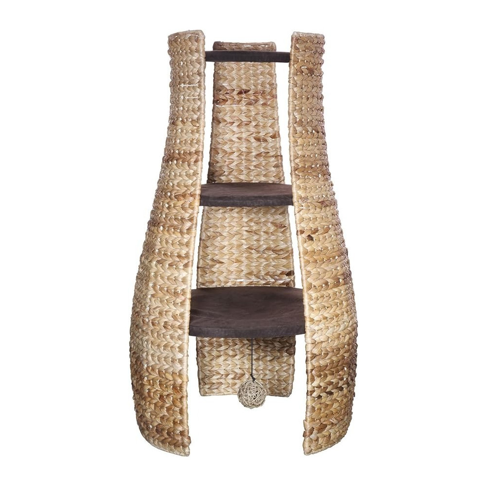 Catit Design Banana Leaf 3-Shelf Hangout Furniture, Brown