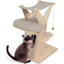 Zolux Cat Lodge 5 Cat Fsc Cat Tree, 90 Cm