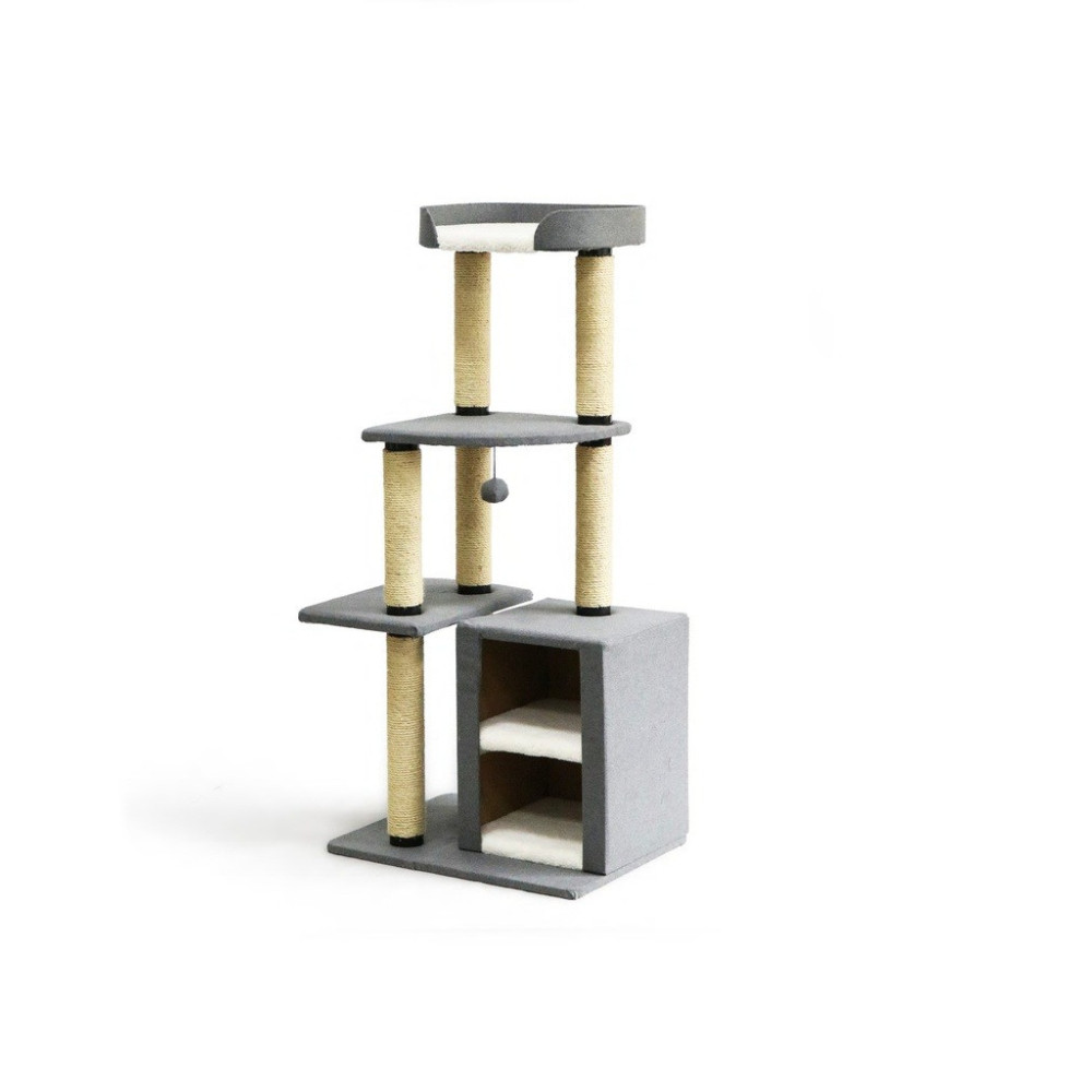 All For Paws Cat Tree New Connector Serie 6, Brown/Grey