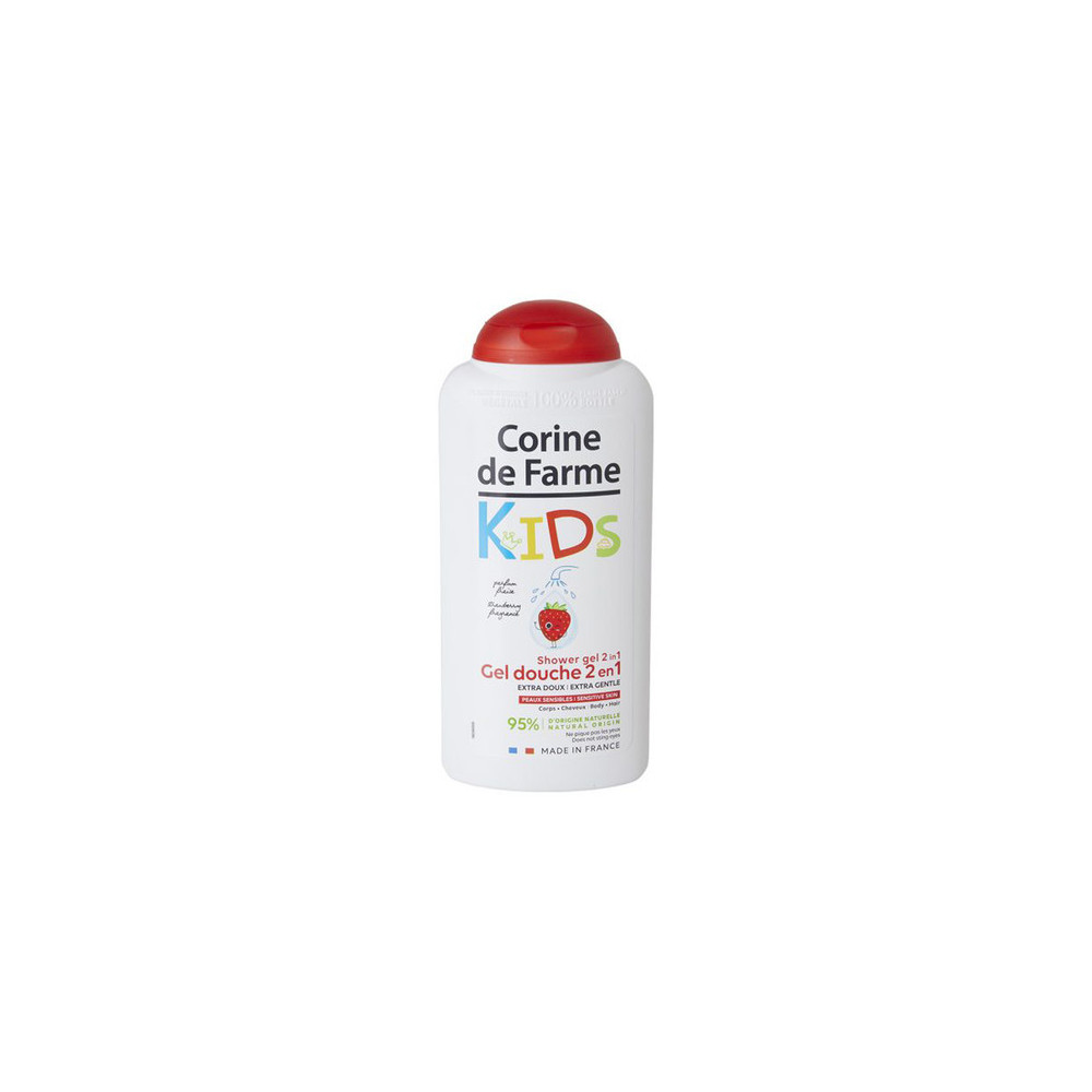Corine De Farme Shower Gel 2 In 1 Hair And Body Strawberry Fragrance 300ml