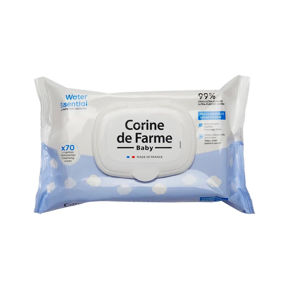 Corine De Farme Baby Water Essential Wipes 70Sheets