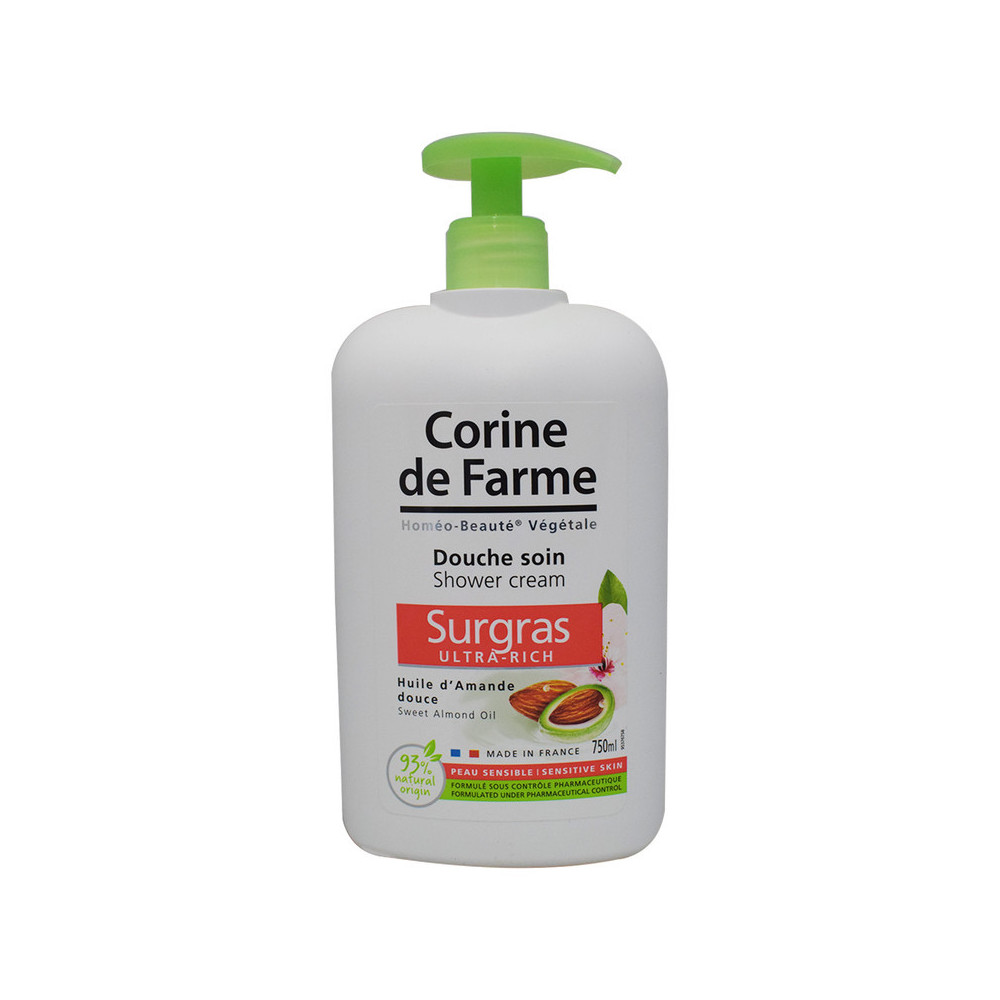 Corine De Farme Shower cream Ultra Rich Sweet Almond Oil 750 ml