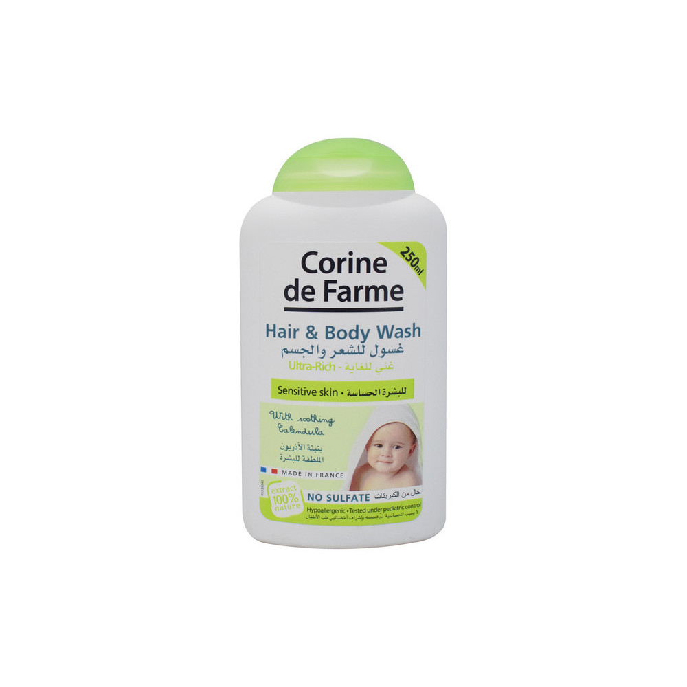 Corine De Farme Baby Hair And Body Wash Sulfate Free 250ml