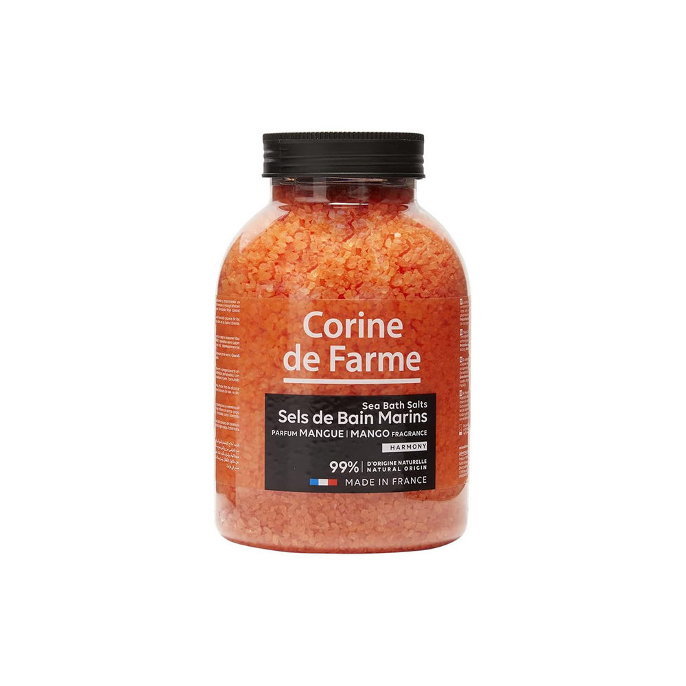 Corine De Farme Bath Sea Salt, Mango 1.3Kg