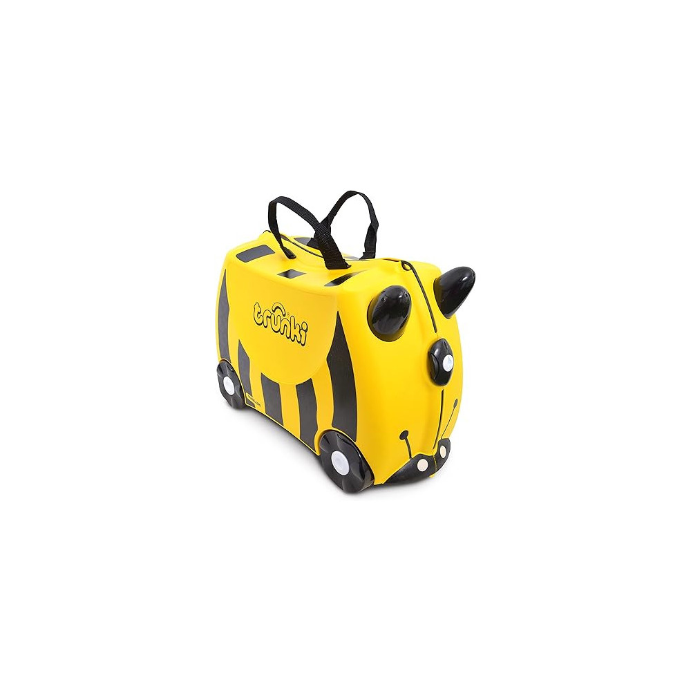 Trunki Bernard Bumble Bee Ride On Suitcase For Kids, Yellow
